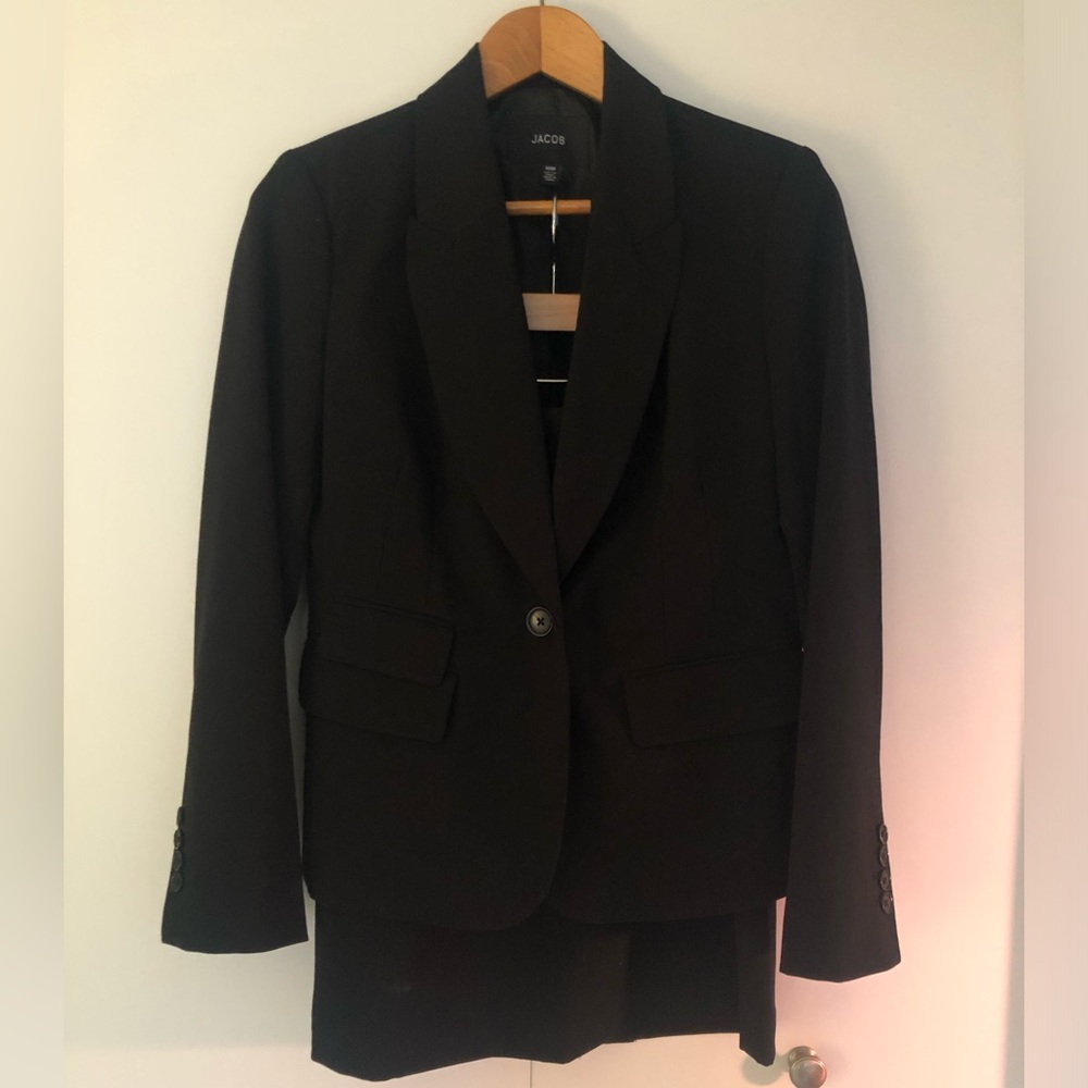 Classic Power Suit: Blazer + Skirt Set